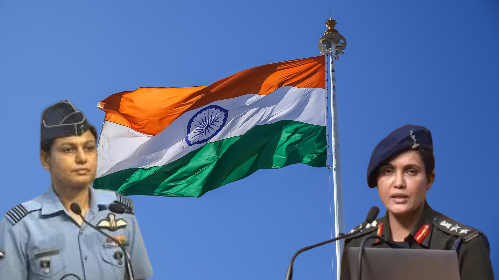 Colonel Sofiya Qureshi Wing Commander Vyomika Singh Operation Sindoor briefing Women officers Indian Armed Forces Indian Army female officers Indian Air Force women pilots Women in Indian military